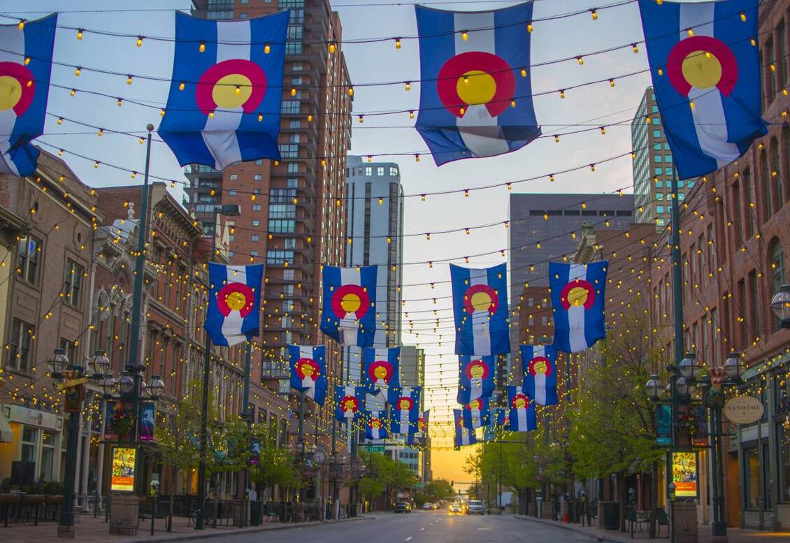 Denver Larimer Square- Flags Credit Evan Semon_PPC