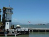 Leuchtturm am Wharf mit Alcatraz