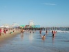 Santa Monica Beach und Pier