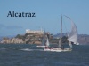 Blick auf Alkatraz vom Fisherman\'s Wharf