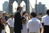heiraten auf der Brooklyn Bridge
