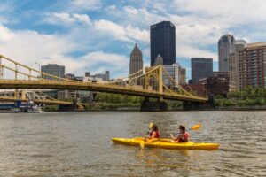 Kayaking along Allegheny River-JP Diroll