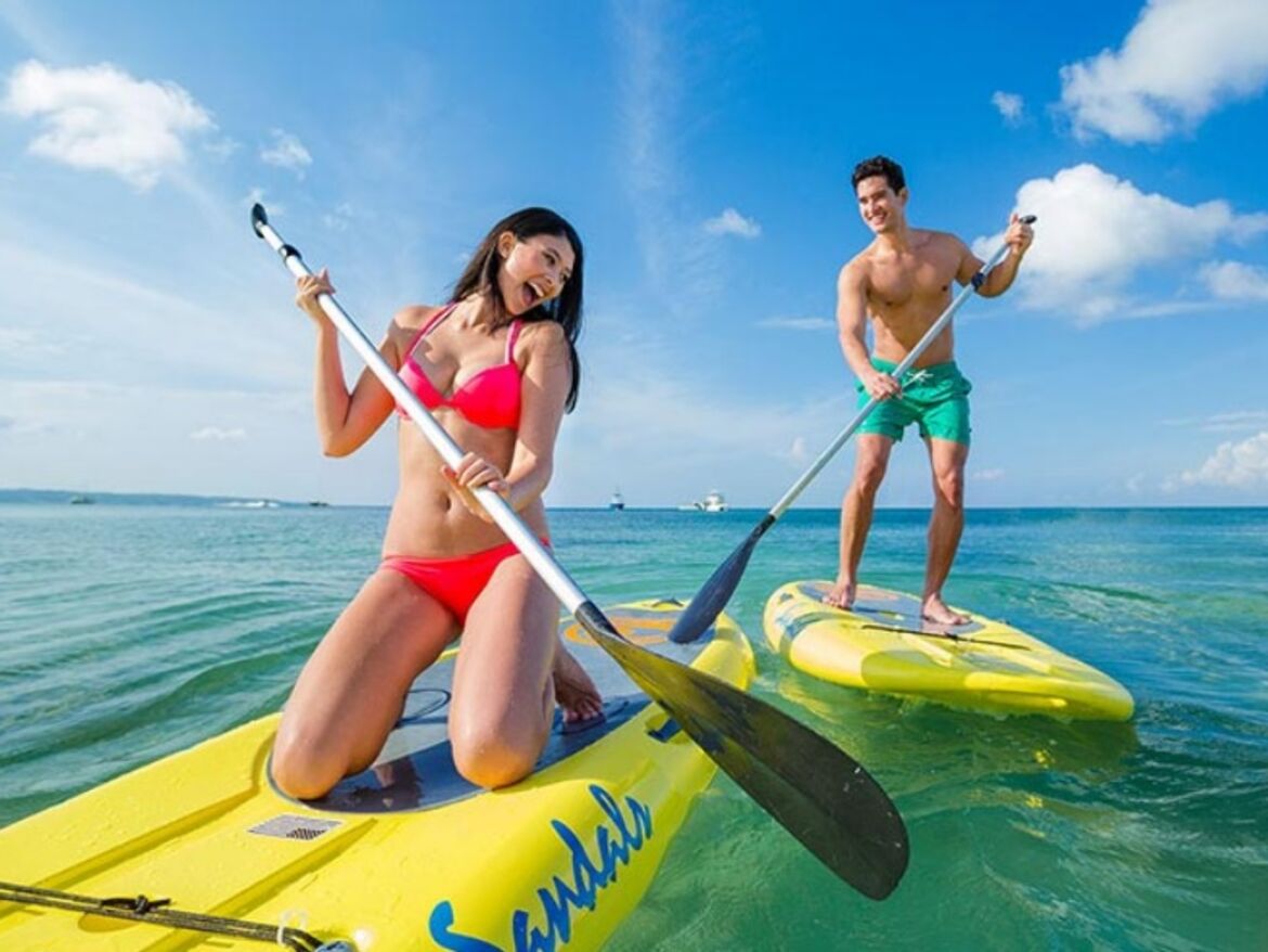 sandals emerald bay paddle