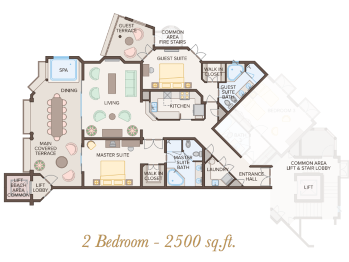 Villa mit 2 Schlafzimmern