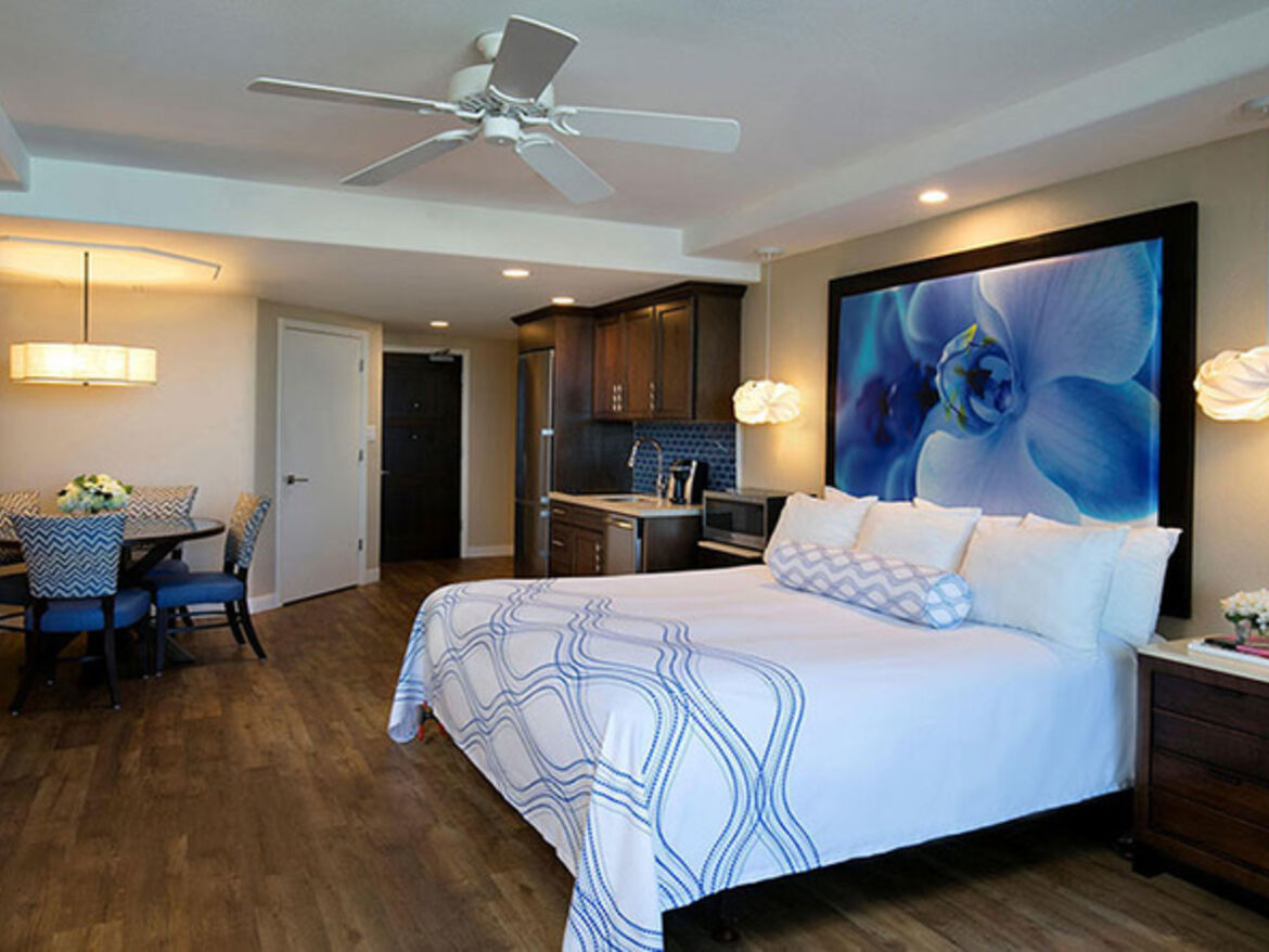 Beachfront Kitchenette Zimmer mit King-Size-Bett