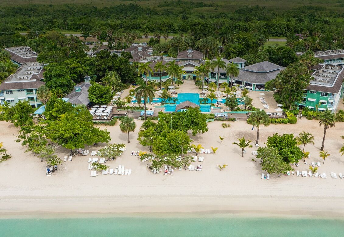 Couples Negril aerial