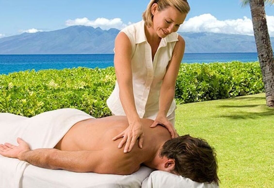 Massage Anwendung