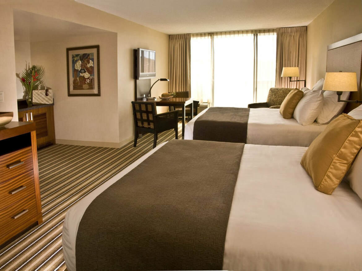 maui coast hotel Junior Suite 2 Queen Beds