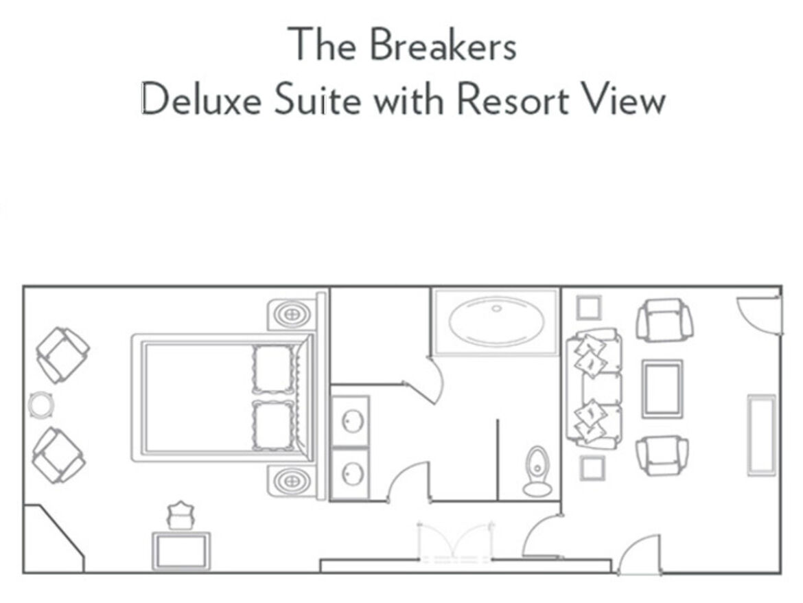 Deluxe Resort View Suite - Grundriss