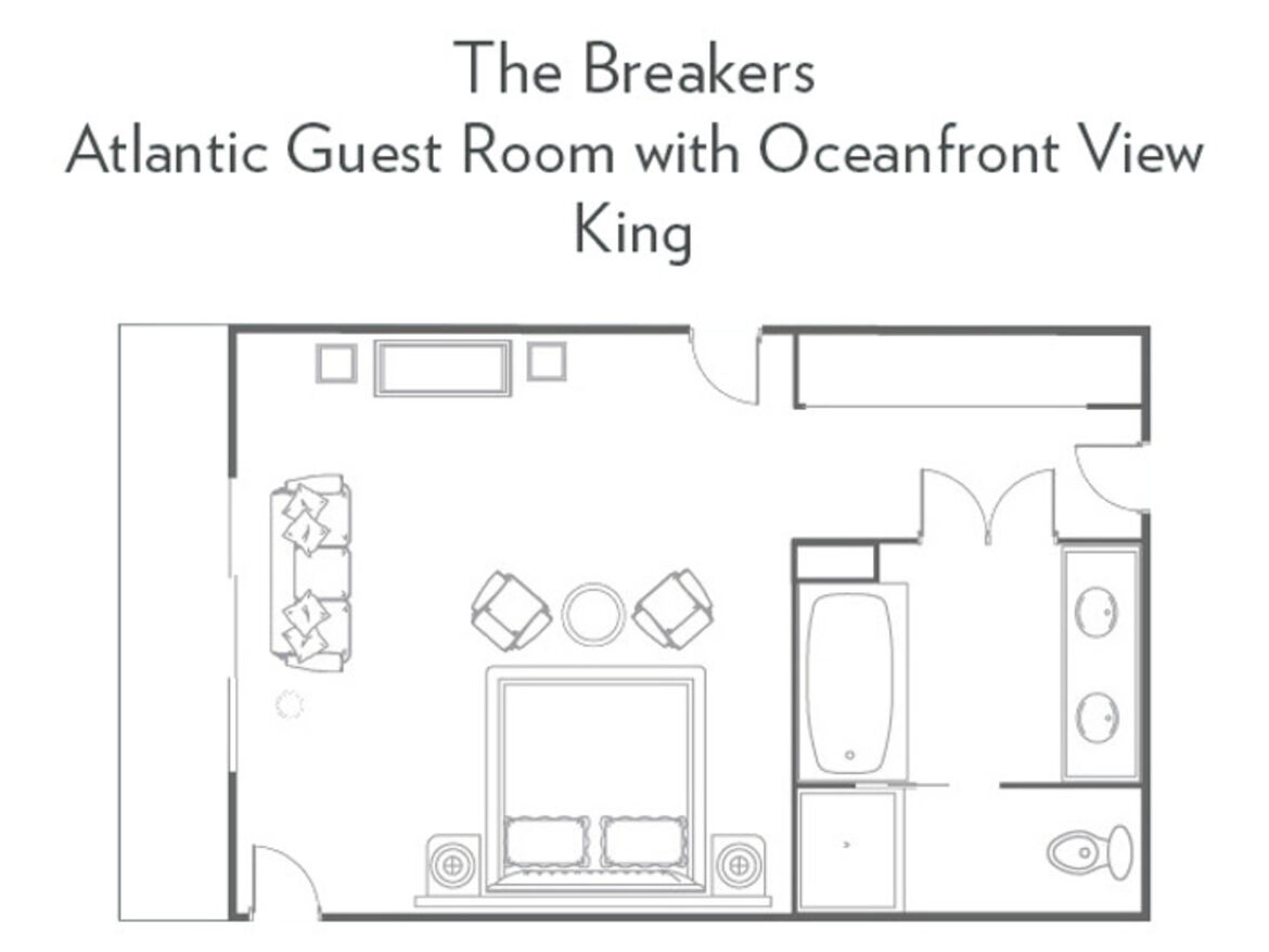 Atlantic Oceanfront Zimmer - Grundriss