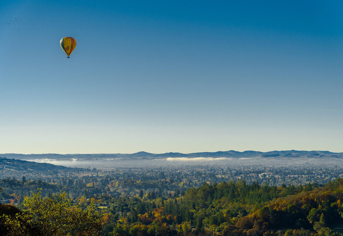 Heißluftballon-Sonoma-County