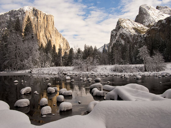 Yosemite-El-Capitan-Winter