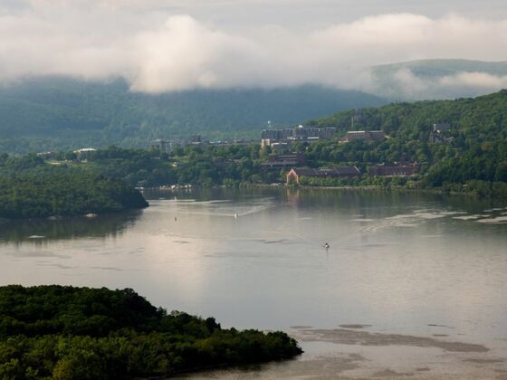 West Point Military Academy - view from Breakneck Ridge, Dutchess County