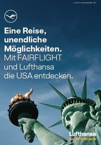 Lufthansa Anzeige