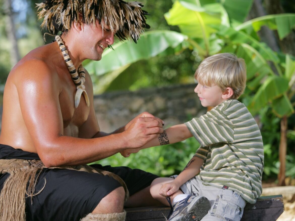 ZBA Oahu - Polynesian Cultural Center Marquesas Tattoo